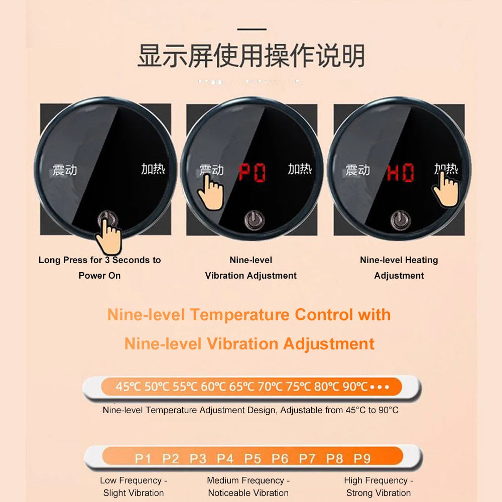 RelaxStone™ – Portable Deep-Tissue Vibration Massager